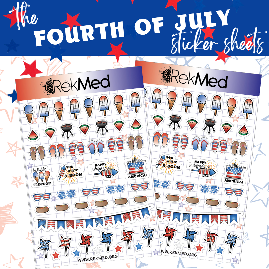 Fourth of July Sticker Sheet