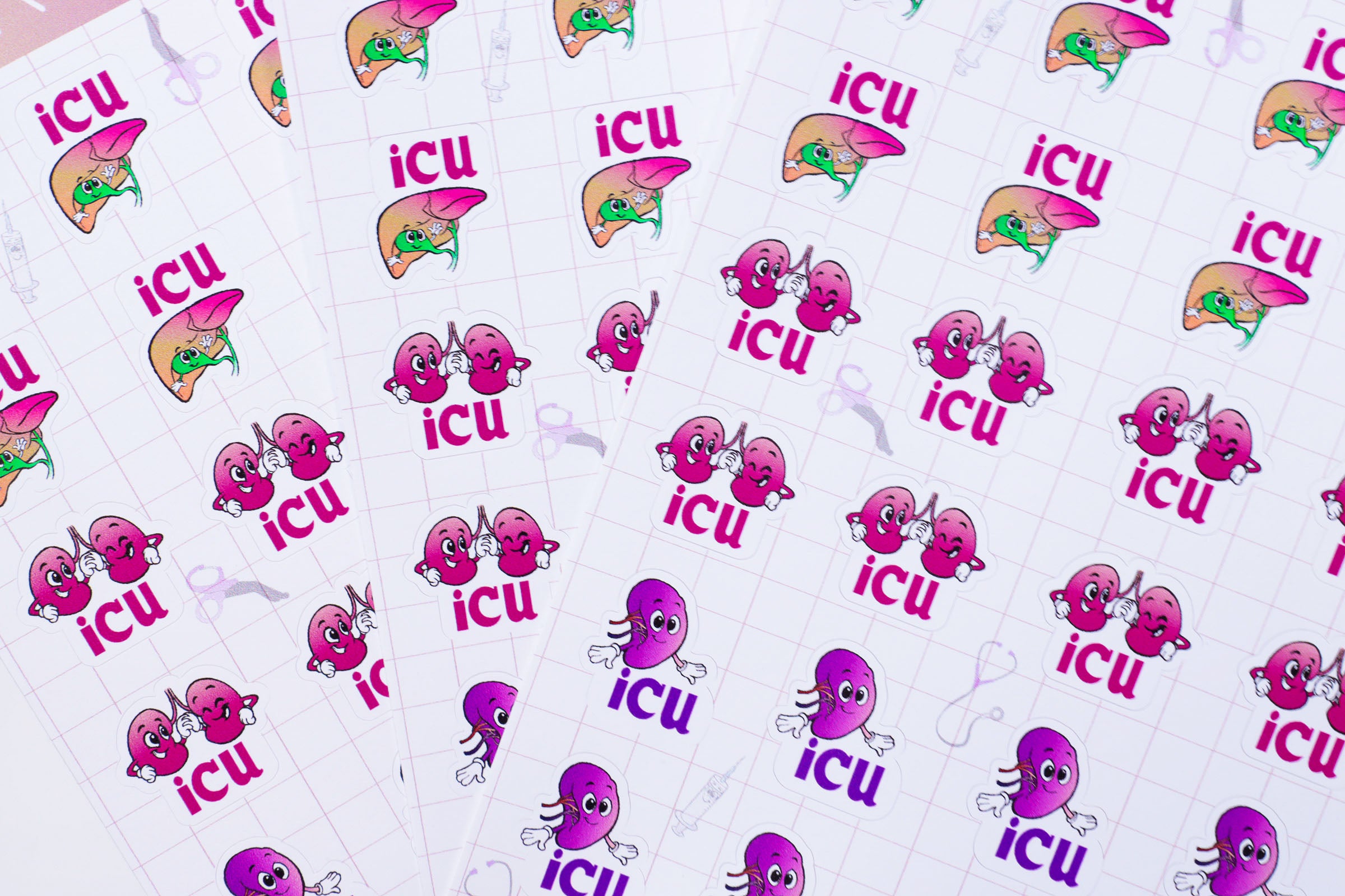 ICU Sticker Sheet
