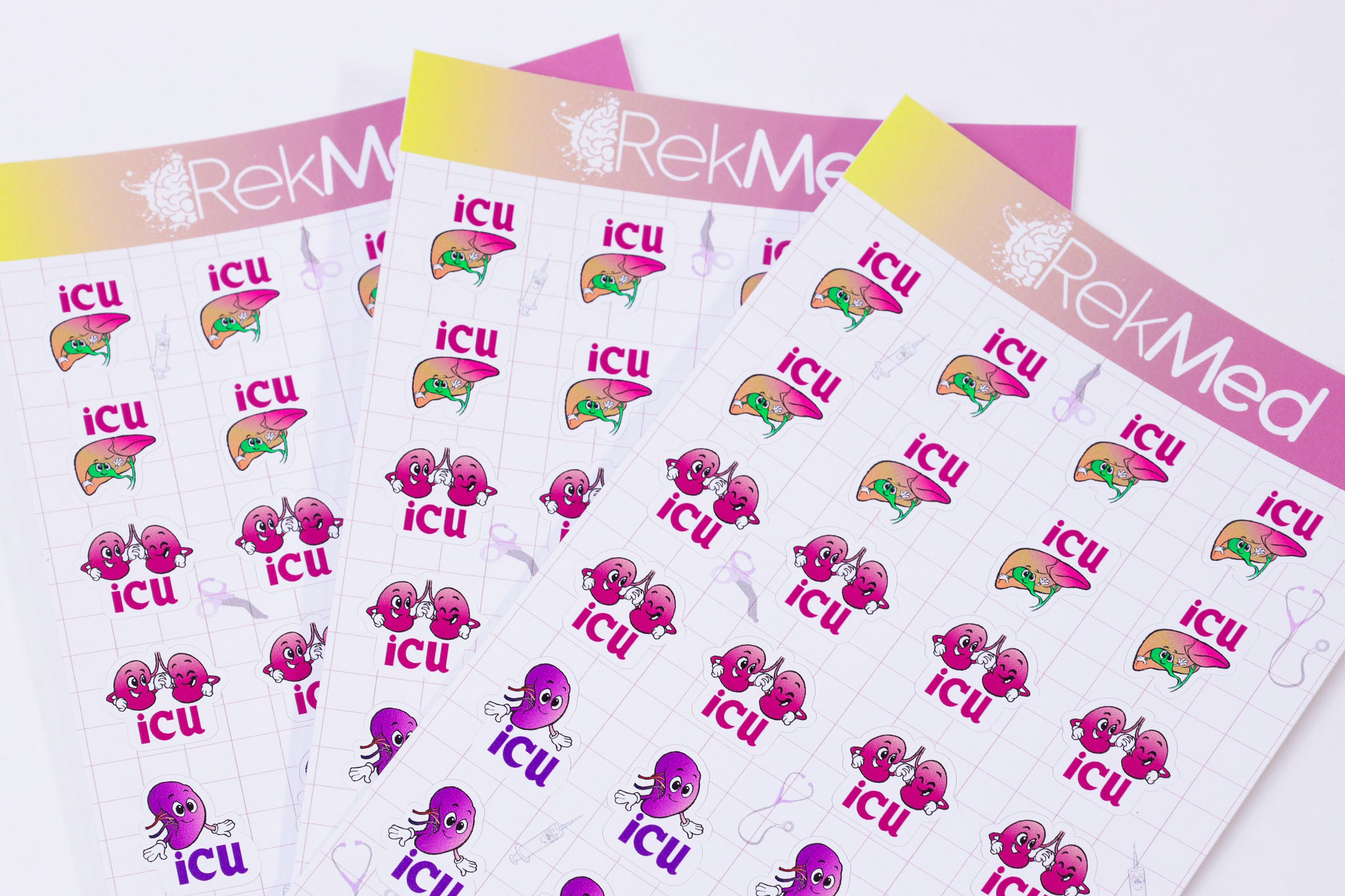 ICU Sticker Sheet