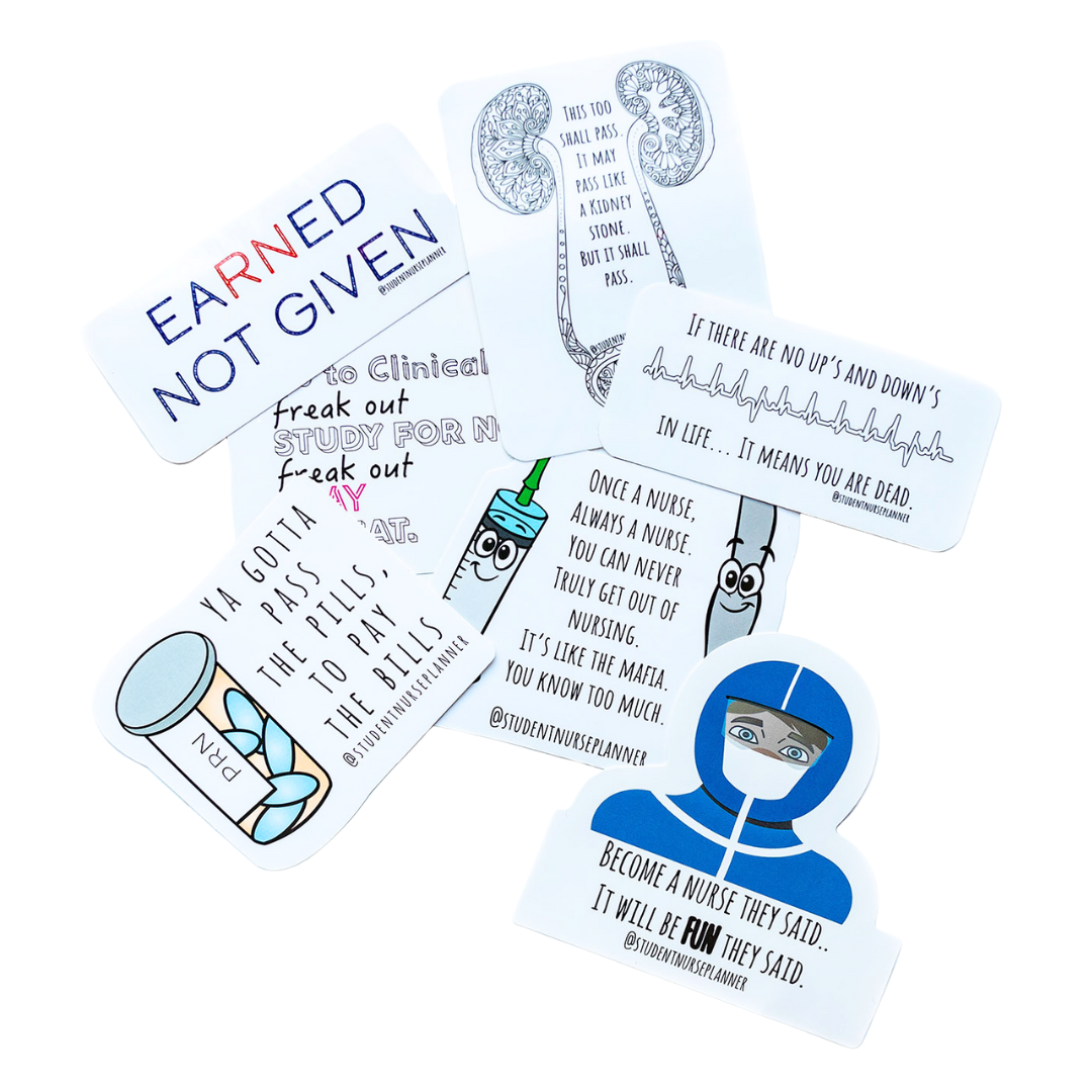 NurseLife Sticker Pack