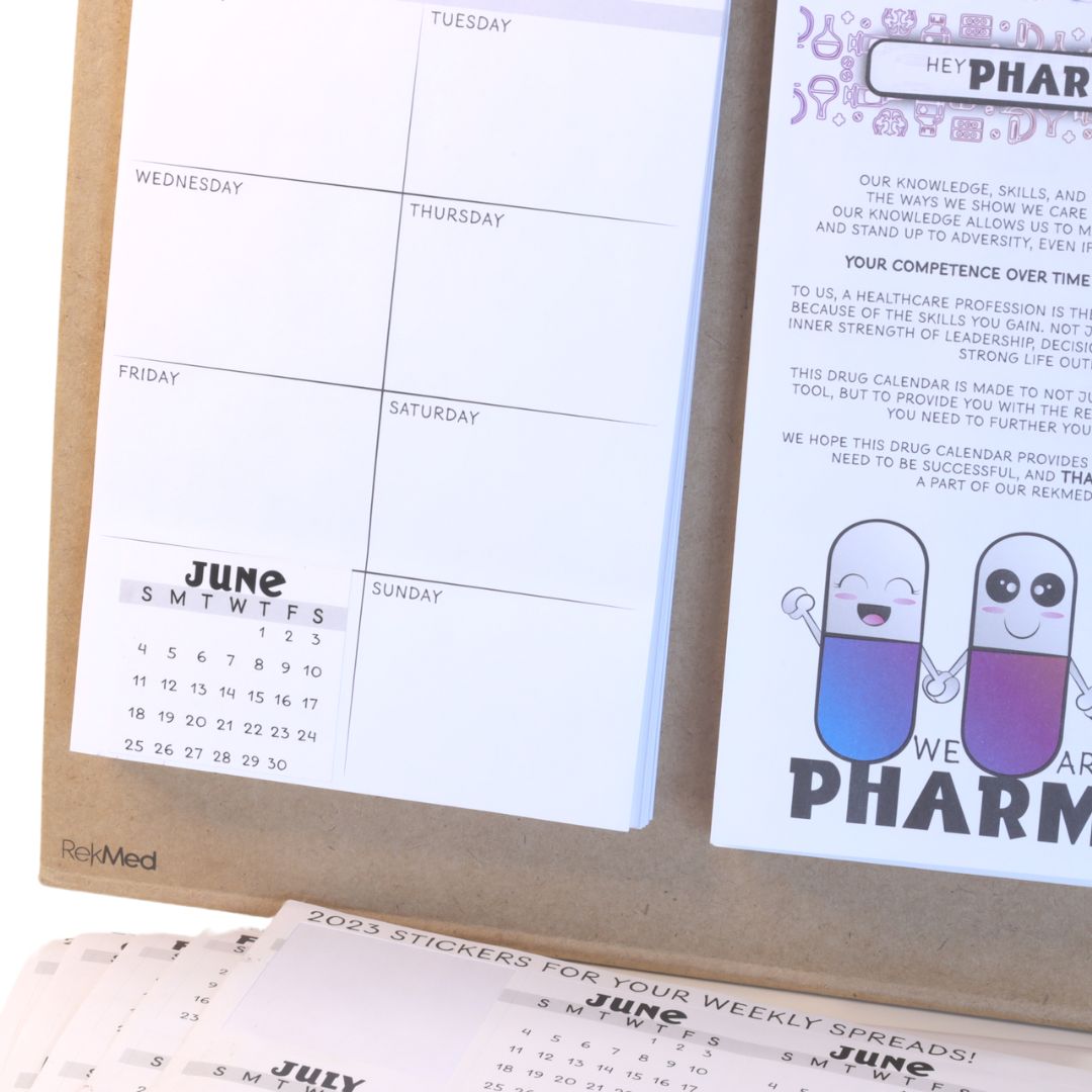 The Pharmacology Desk Calendar