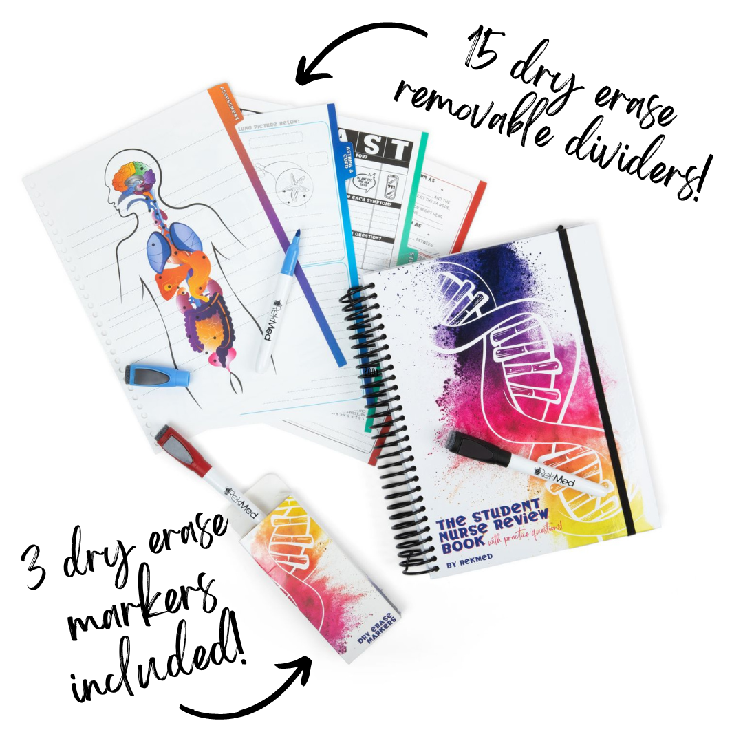 Student Review Book with Dry Erase Dividers + RekPlay Student