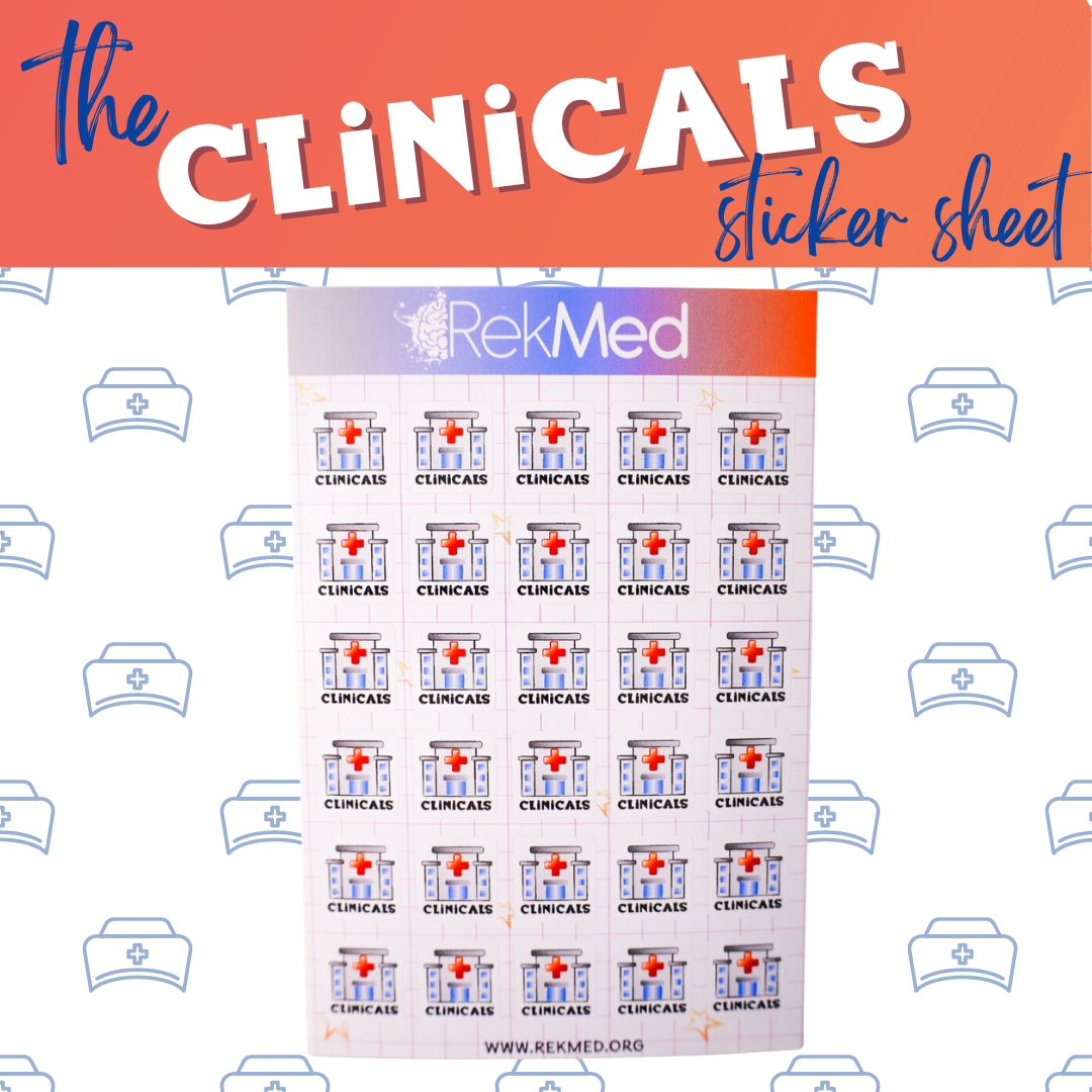 Clinical Sticker Sheet