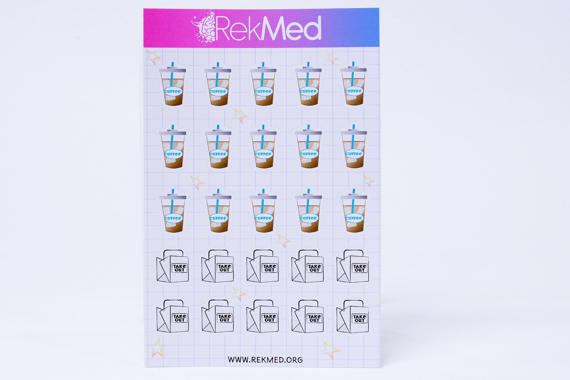 Coffee & Take out Sticker Sheet