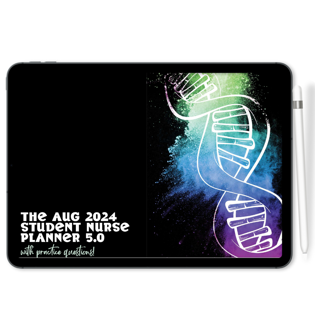 2024 August DIGITAL Student Nurse Planner 5.0 with the NEW Student Review Content!