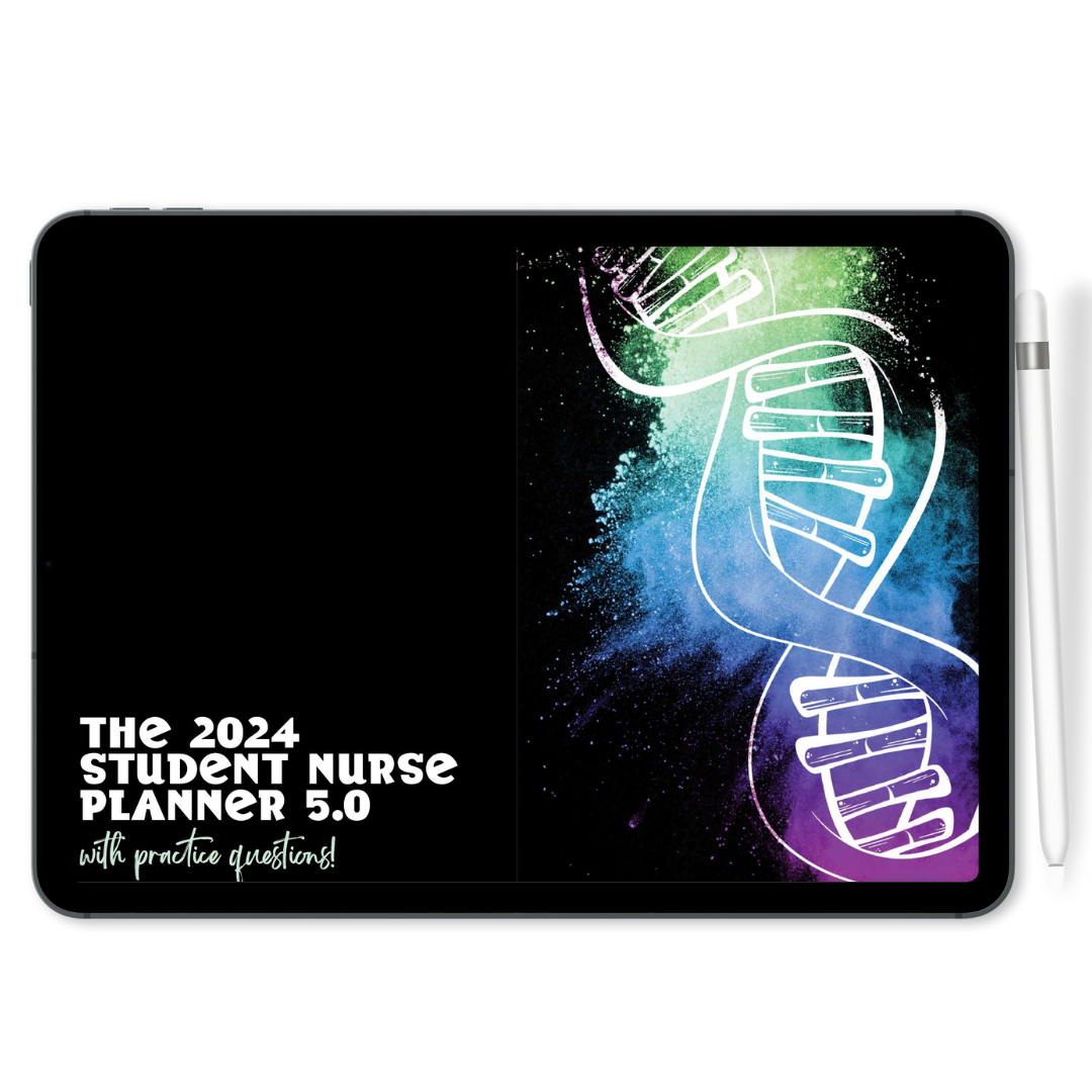 2024 Jan-Dec DIGITAL Student Nurse Planner 5.0 with the NEW Student Review Content!