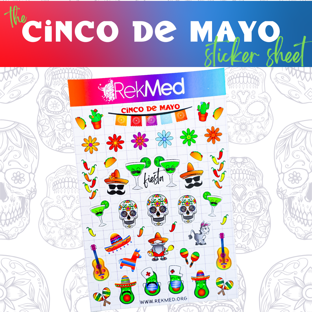 Cinco de Mayo Sticker Sheet