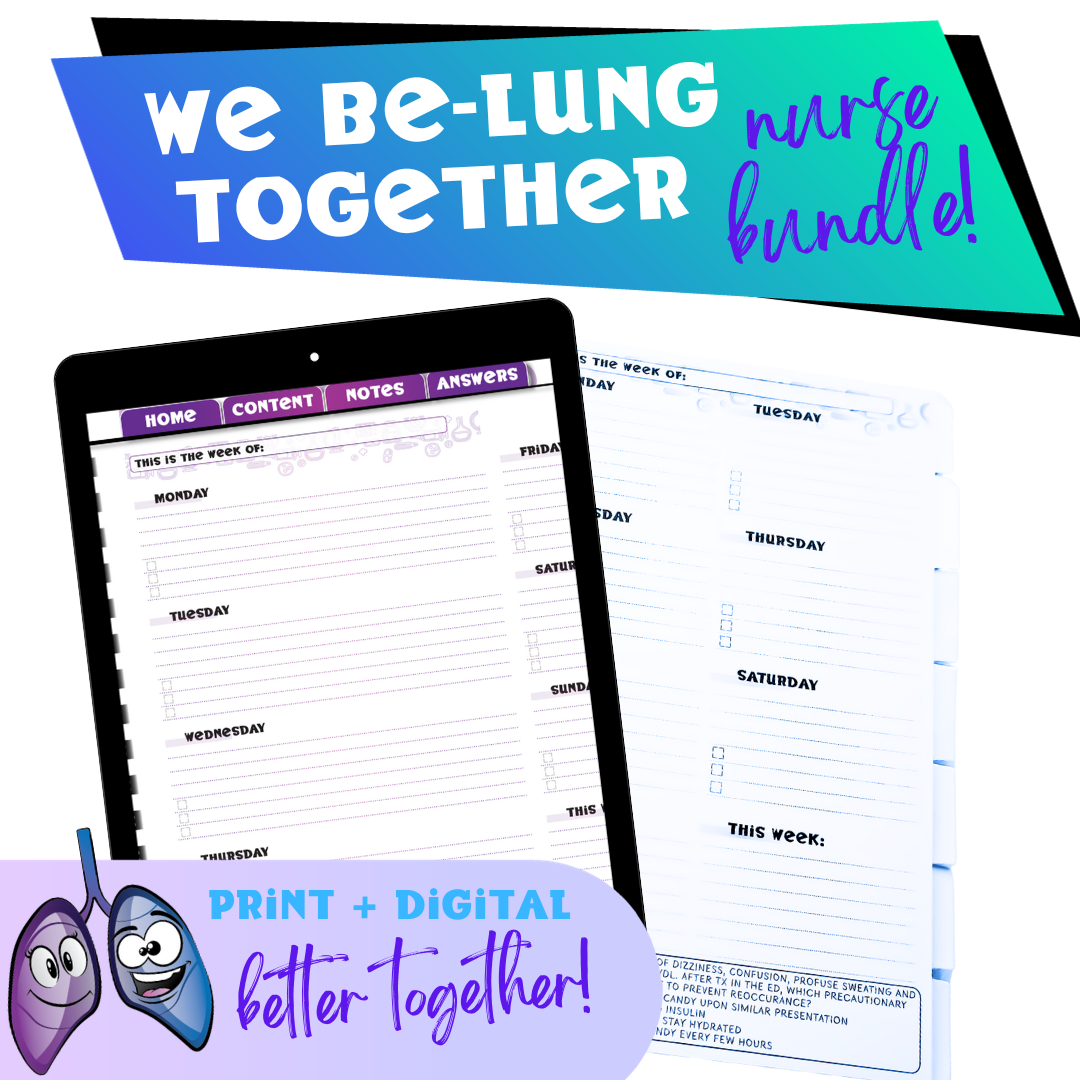 Nurse We Be Lung Together Bundle