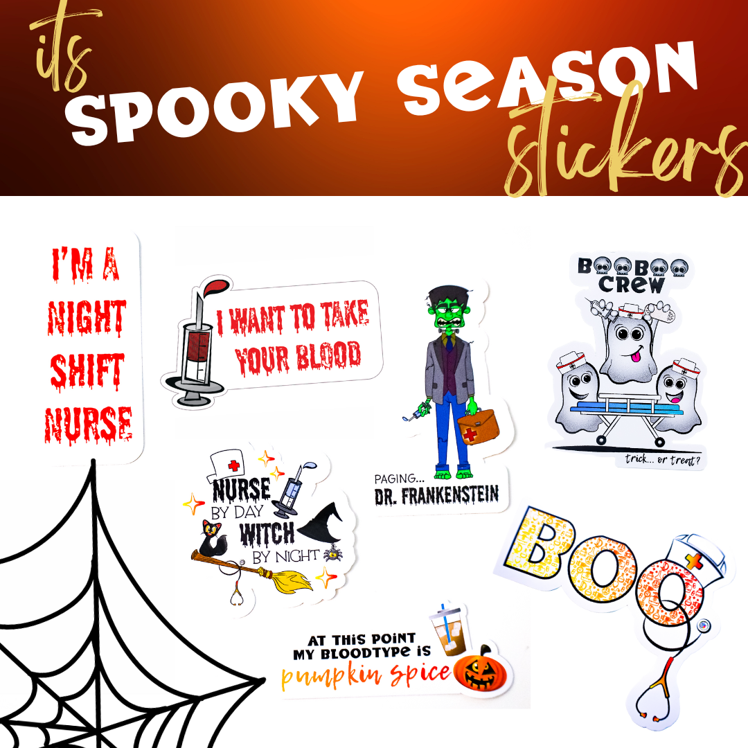 It's Spooky Season Stickers!