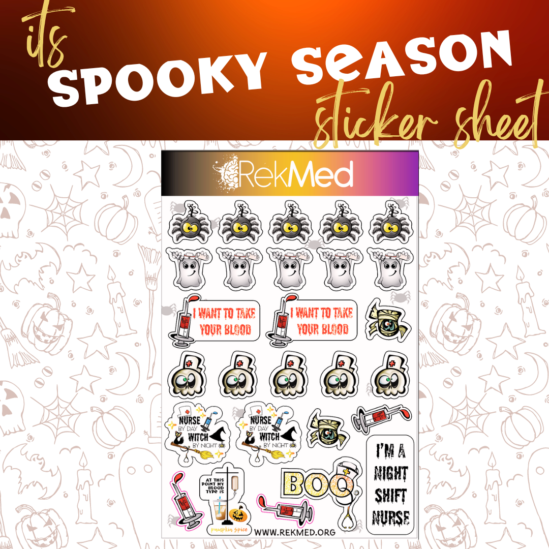 HALLOWEEN STICKER SHEET