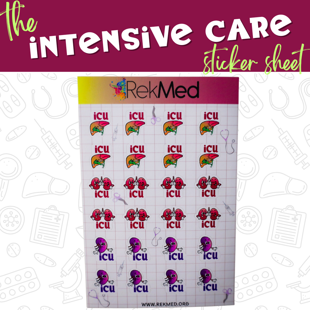 ICU Sticker Sheet