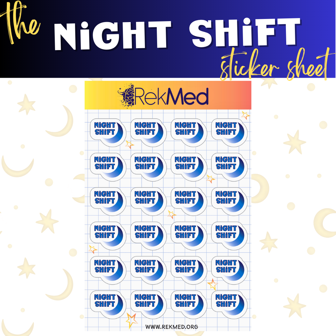 Nightshift Sticker Sheet