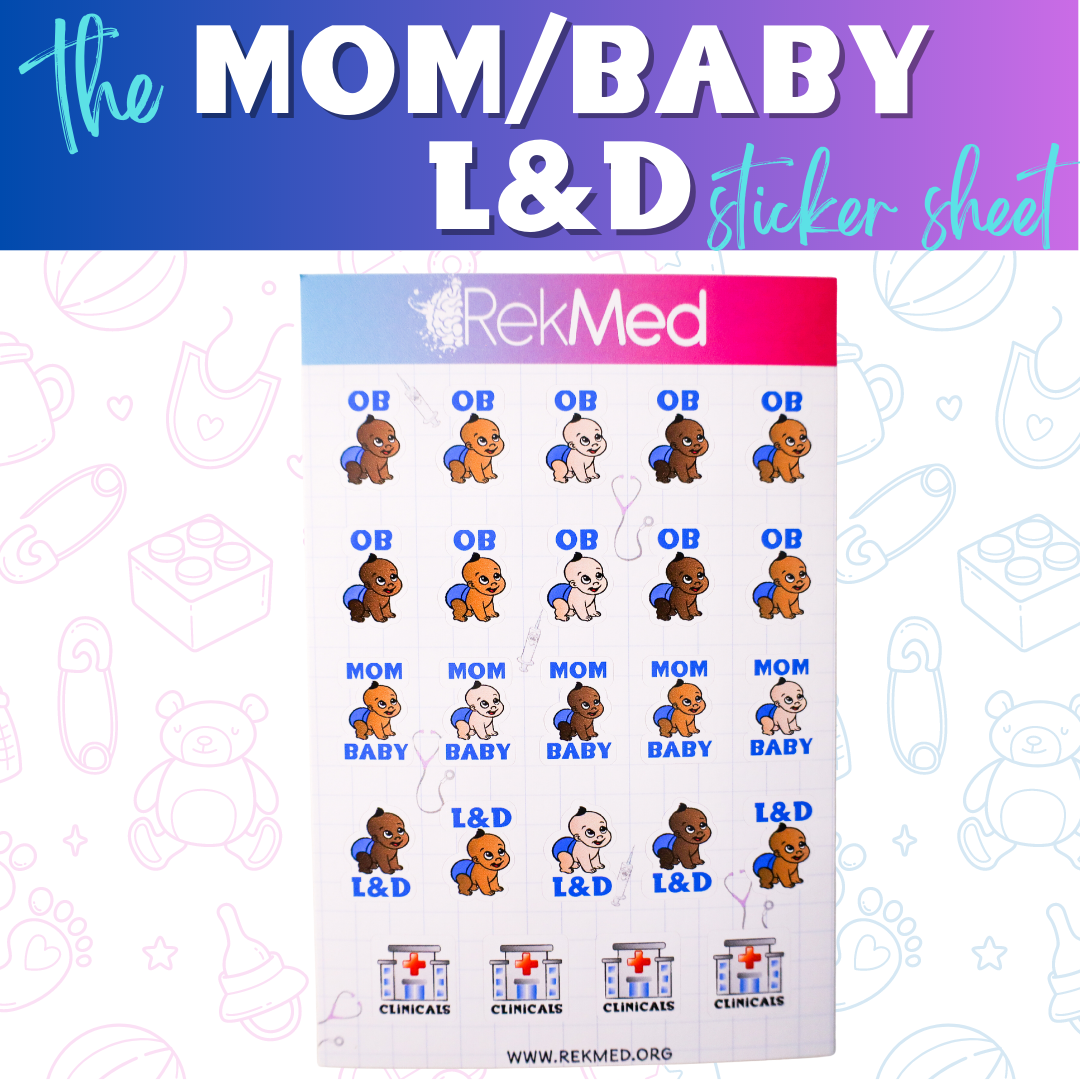 OB / Mom Baby / L&D Stickers