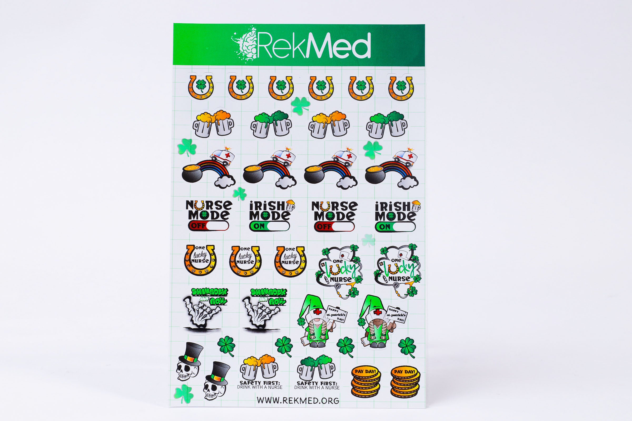 The One Lucky Nurse Sticker Sheet