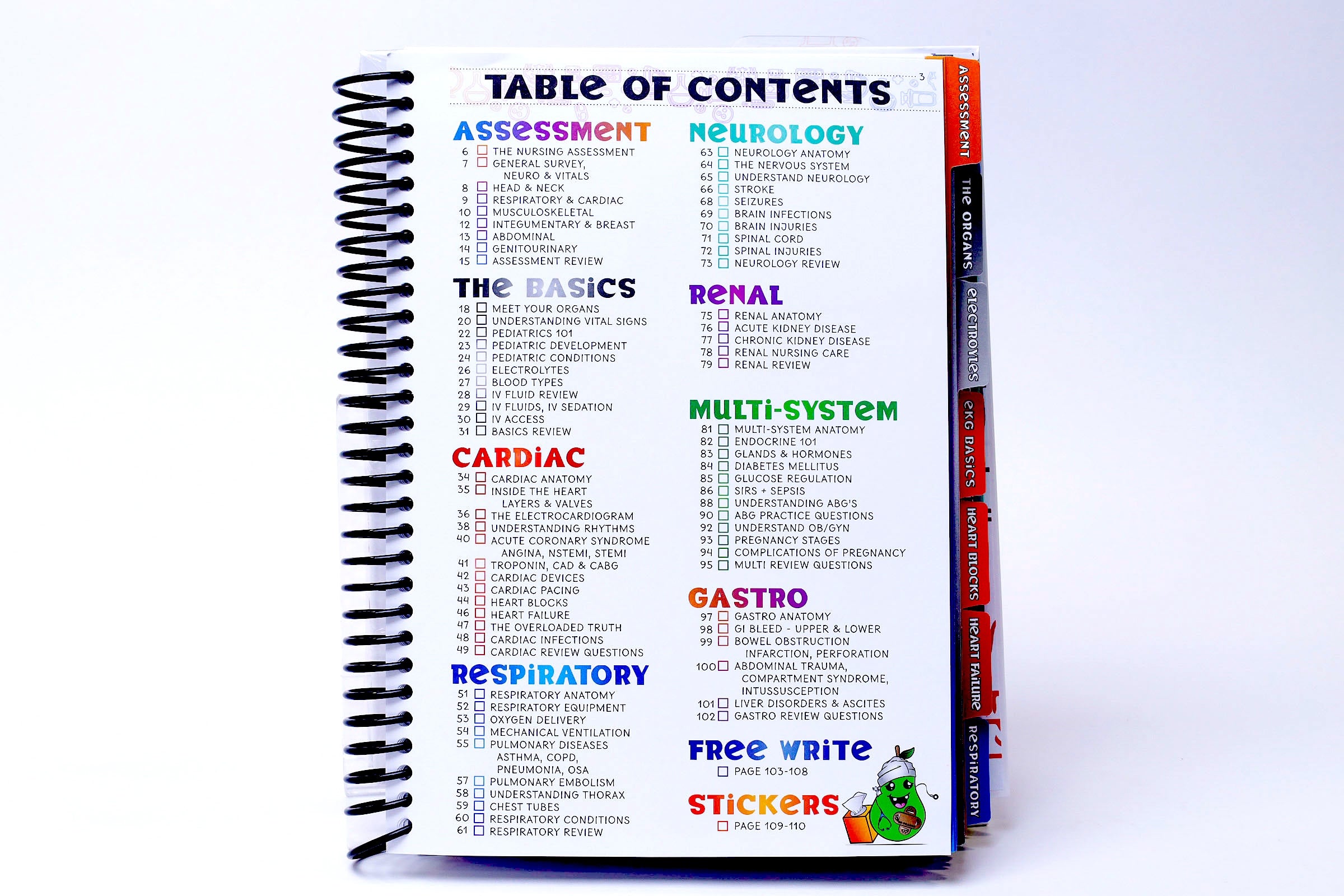 Student Review Book with Dry Erase Dividers + RekPlay Student