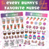 Every Bunny's Favorite Nurse Easter Sticker Sheet