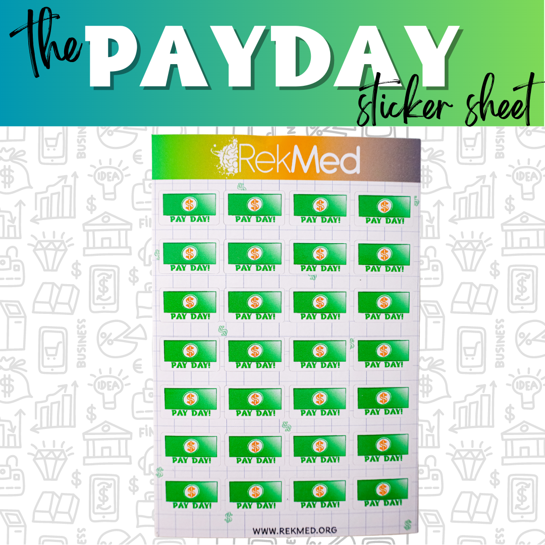 PAYDAY Sticker Sheet