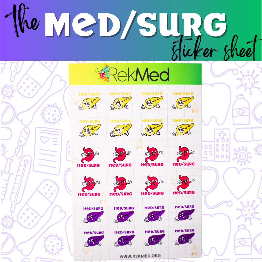 Med/Surg Sticker Sheet
