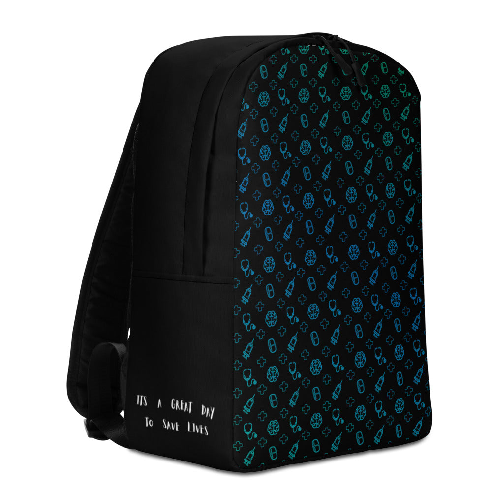 It's a Great Day to Save Lives Minimalist Backpack