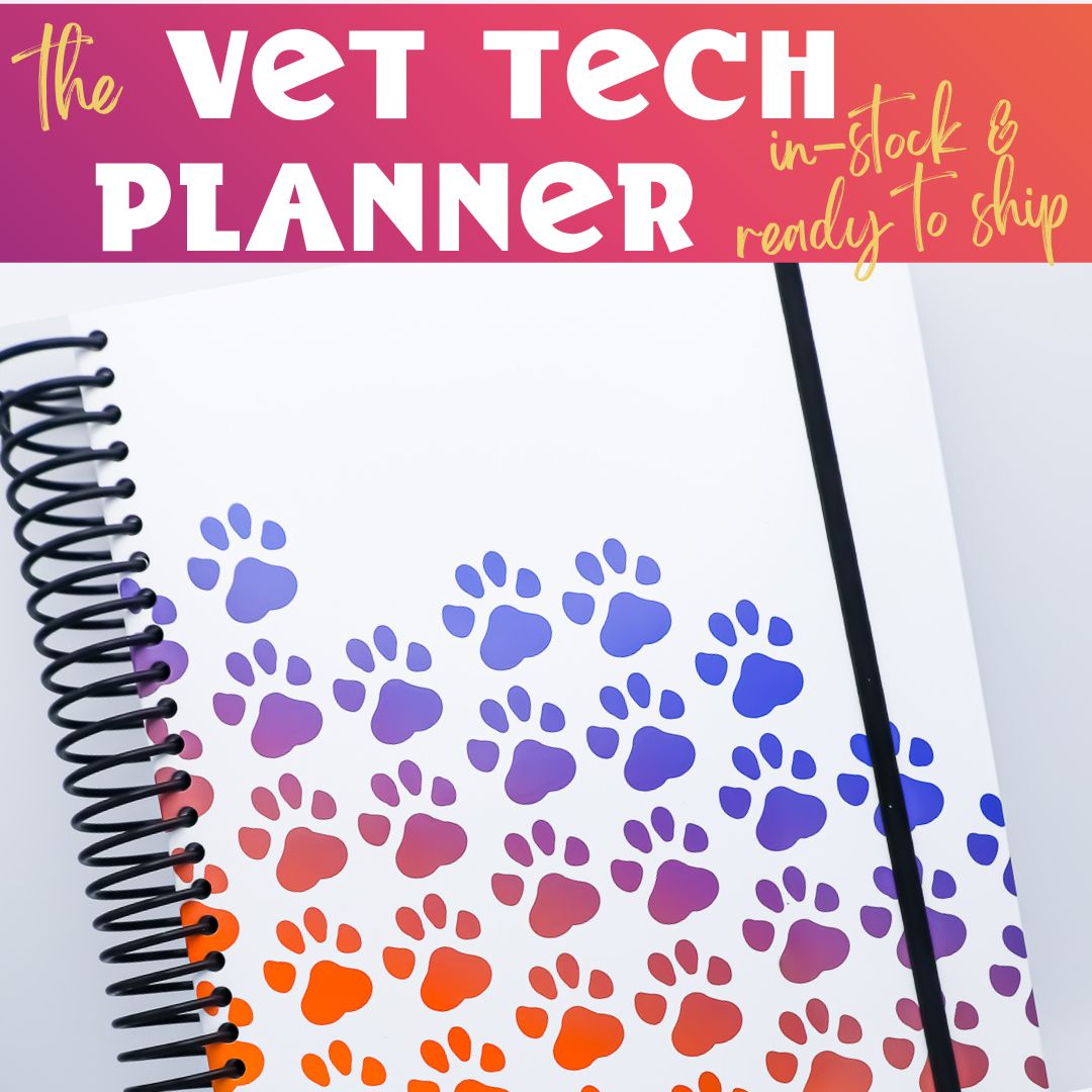 The Printed VET TECH Planner