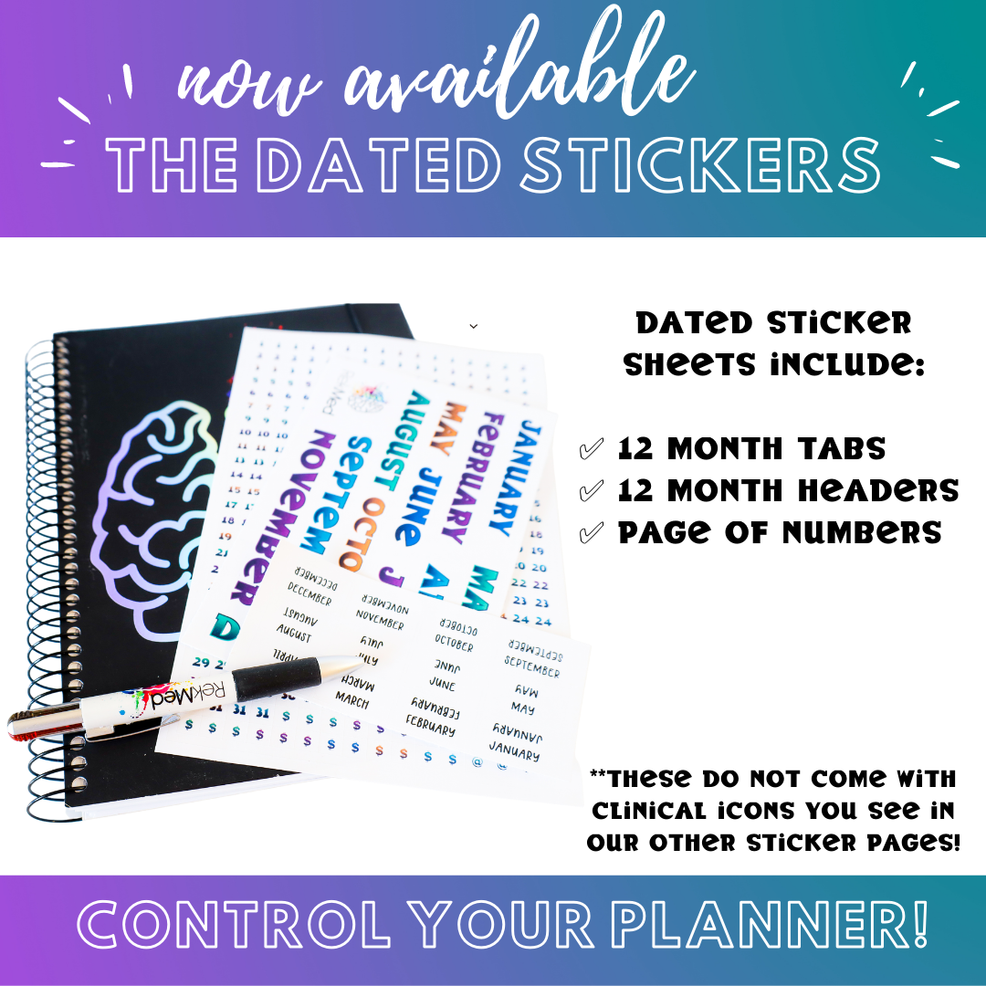 UNDATED (NO DATES) Student Nurse Planner 3.0