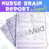 NURSE 'BRAIN' REPORT WRITING NOTEPADS