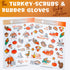 Turkey-Scrubs & Rubber Gloves Sticker Collection