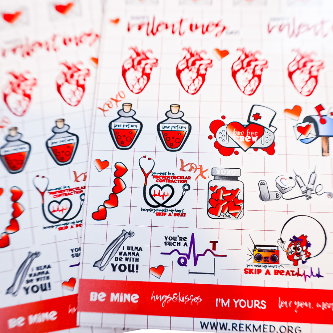 Be My Valentine Sticker Sheet