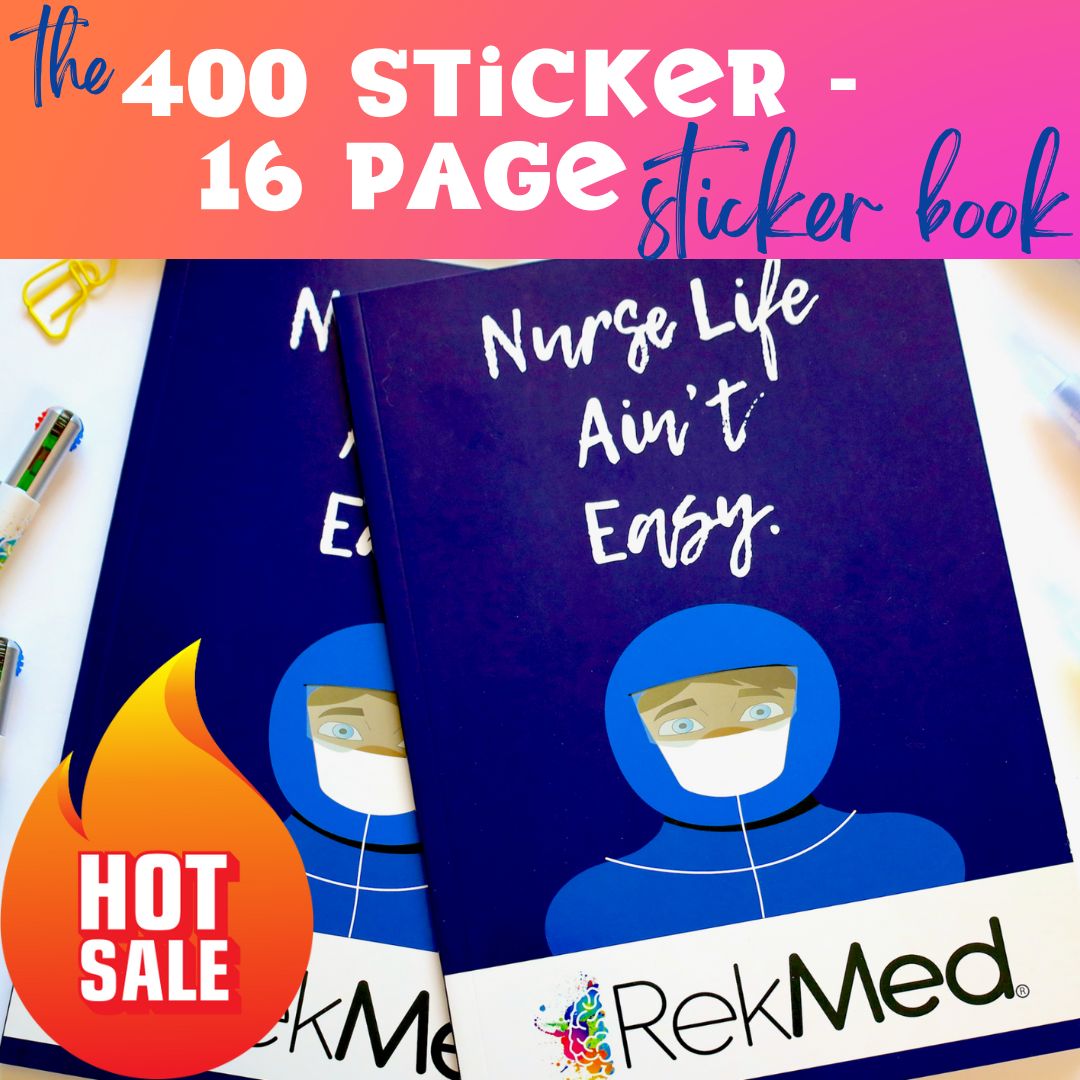 The Ultimate 16-page NURSELIFE STICKERBOOK
