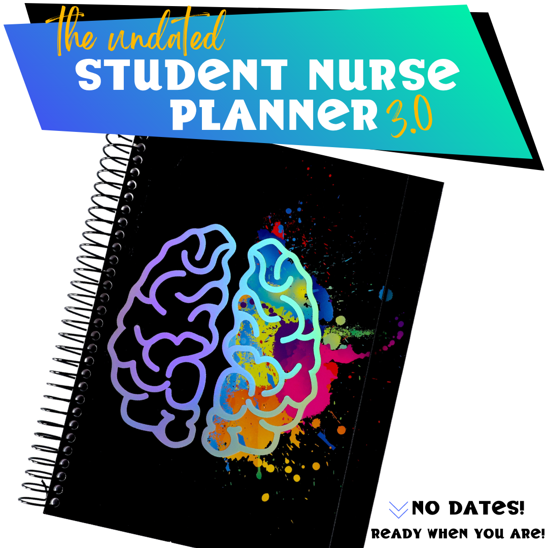 UNDATED (NO DATES) Student Nurse Planner 3.0